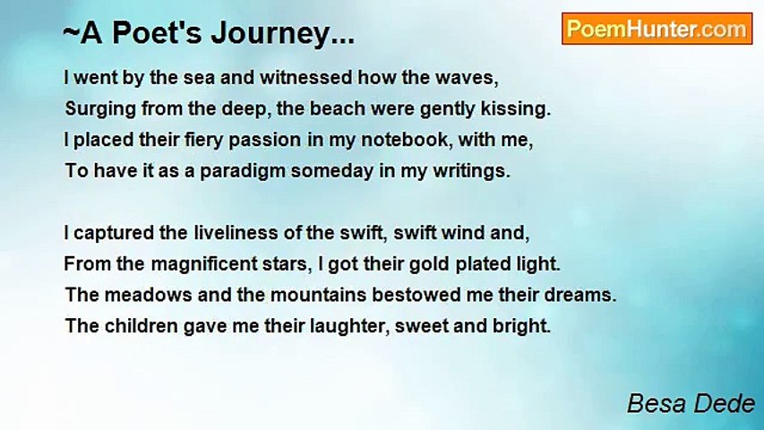 Besa Dede - ~A Poet's Journey...
