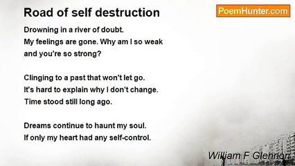 William F Glennon - Road of self destruction