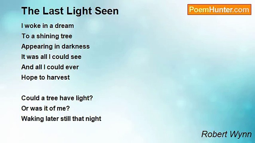 Robert Wynn - The Last Light Seen