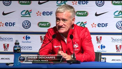 Bleus - Deschamps : "Pas une formalité contre l'Albanie"