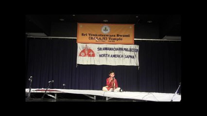 SAPNA: SRI ANNAMACHARYA PROJECT OF NA: ANNUAL EVENT 2014: NIHAL JOSYULA: "VANDANAM VINAYAKA"