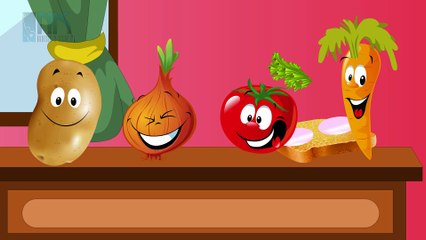 Nursery Rhymes - Vegetables Songs for Children - We Like Vegetables - Kids Learning Videos