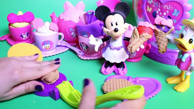 Minnie Mouse Bow-tique Play Doh Tea Playset Disney Junior Mickey Mouse Toys Juego de Té Plastilina