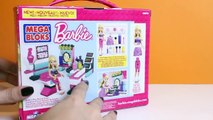 Barbie Megabloks Build 'n Play Beauty Kiosk Barbie Building Toys Quiosco de Belleza Mega Bloks