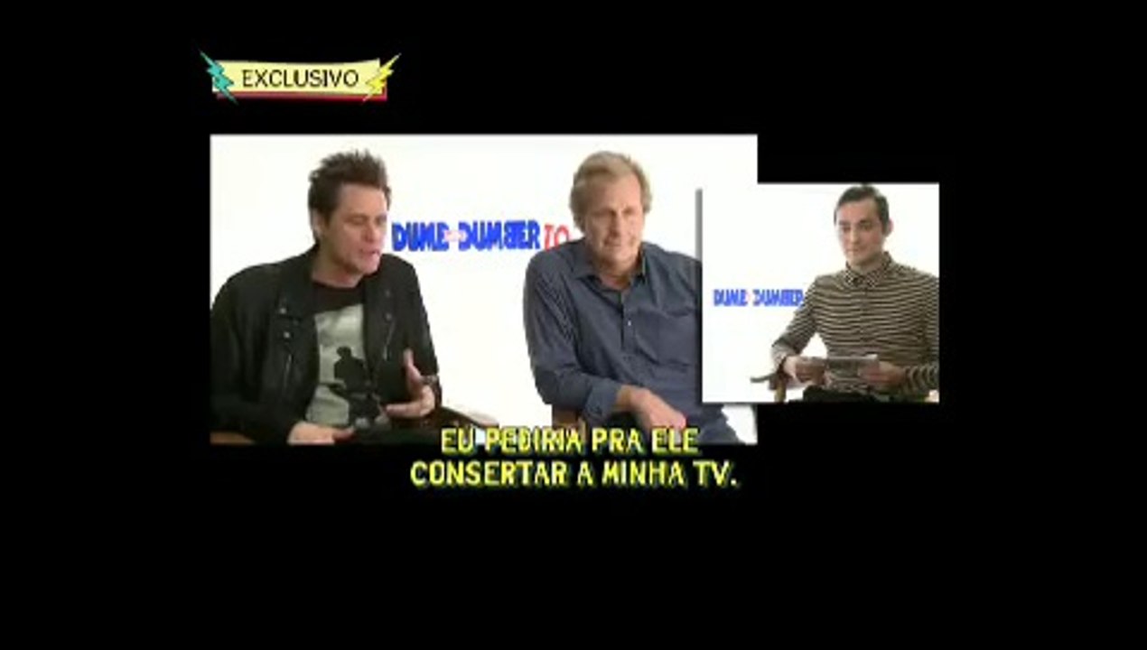 Edu e Vesgo entrevistam Jim Carrey em Los Angeles