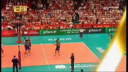 Polska - Brazylia 21.09.2014 (4.set)