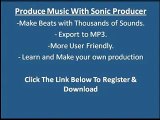 Produce Rap Beats With Free Download Sonic Producer 2012!!