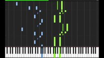 Games of Thrones - Main theme (Piano tutorial) Synthesia 100% speed
