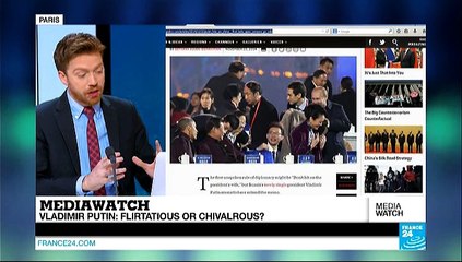 MEDIAWATCH - Vladimir Putin: Flirtatious or chivalrous?