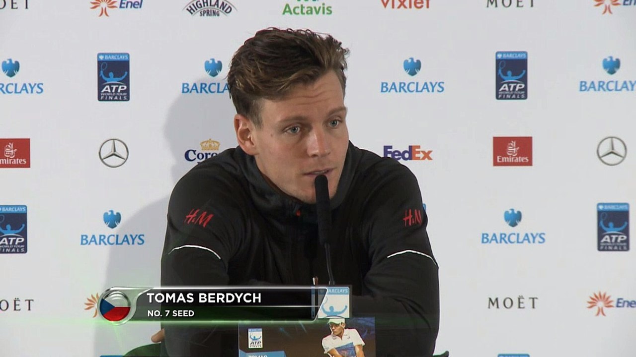 Torneo de Maestros - Berdych, tras caer ante Wawrinka