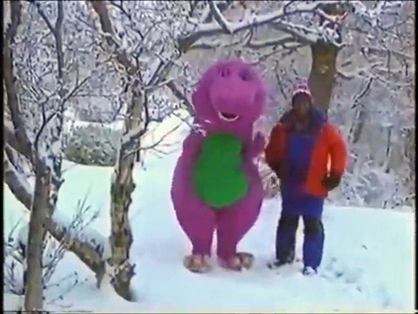 Barney In The Snow With Bananas In Pyjamas Intro - video Dailymotion