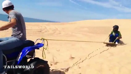 [+18 ~ Sexy Funny Girl]Dune Riding Double Fail - Fails World
