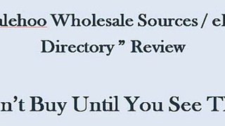 Salehoo Wholesale Sources eBay Directory Review