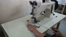 Máquina de coser recta y zig zag para unir cuerdas a redes