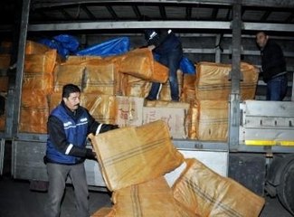 Nakliye Tırında 150 Bin Paket Kaçak Sigara Çıktı