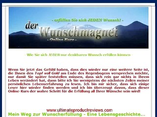 Der Wunschmagnet! - Wie Sie Sich Jeden Wunsch Erfaa¼llen Kaa¶nnen!