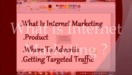 What is internet marketing