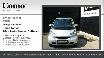 Annonce Occasion SMART Fortwo Cabriolet 84ch Turbo Passion Softouch 2008