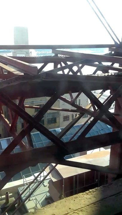 Going Up Blackpool Tower