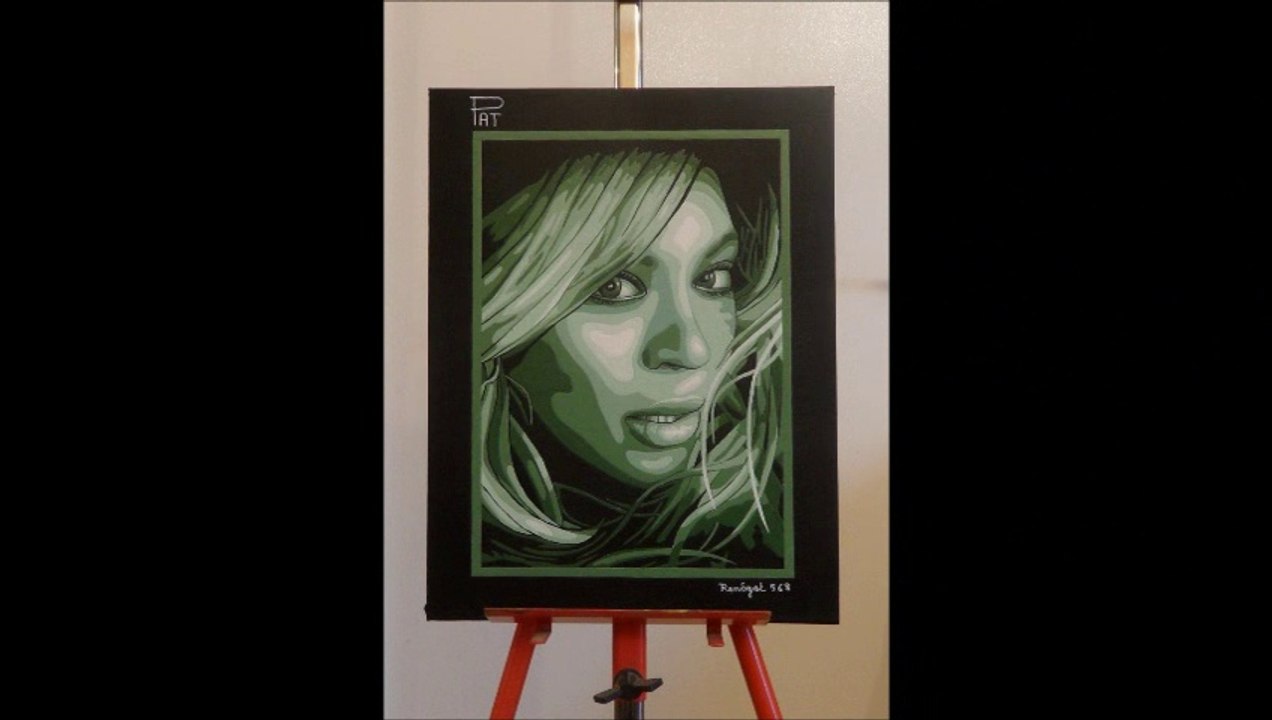 Portrait de chanteuse n° 6