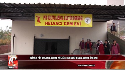 Aliağa Pir Sultan Abdal Kültür Derneği’nden Aşure İkramı