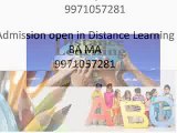 Distance Learning |9971057281| Admission in BA three year Degree Program