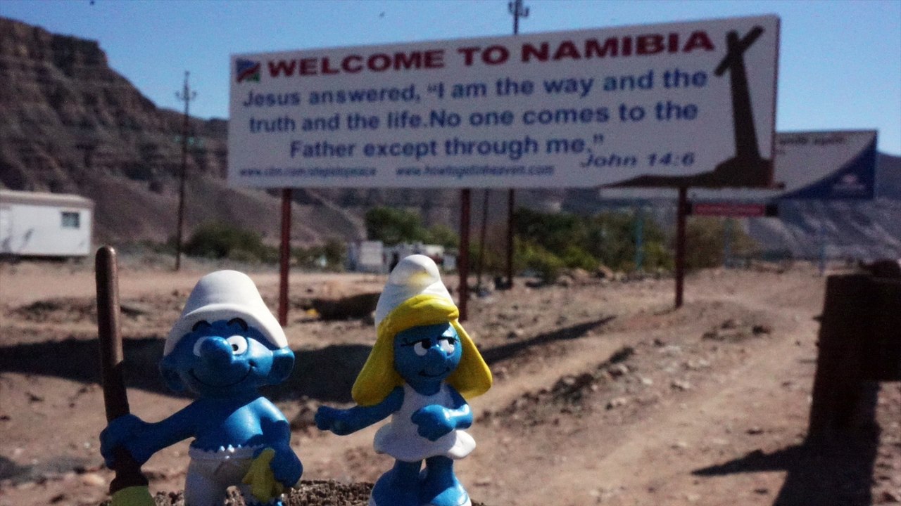 Au bout du Schtroumpf 3 - Namibia