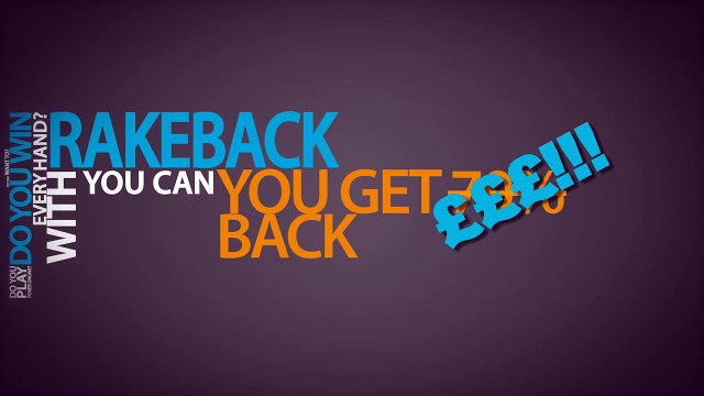 What is Rakeback - How to win with Poker Rakeback
