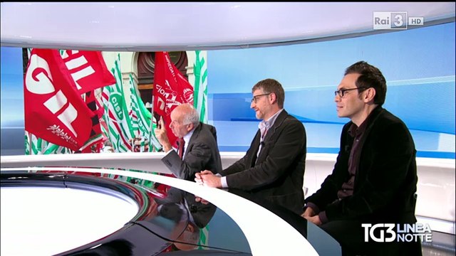 Bertinotti a Tg3 Linea Notte 8.11.14