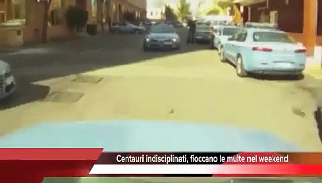 Centauri indisciplinati, fioccano le multe nel weekend