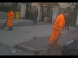 Aversa (CE) - Lavori fermi in Via Di Jasi, disagi anche per gli spazzini (10.11.14)