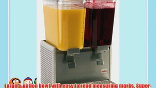 GrindmasterCecilware D254 Crathco Classic Bubblers Premix Cold Beverage Dispensers 5Gallon PlasticStainless Steel Finish