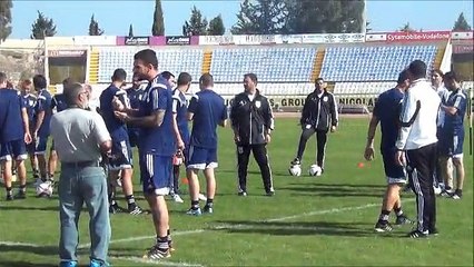 Εθνική με Ανδόρα - πρώτη προπόνηση (1)