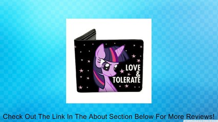 My Little Pony Twilight Unicorn "Love & Tolerate" Stars Bi-Fold Wallet Review