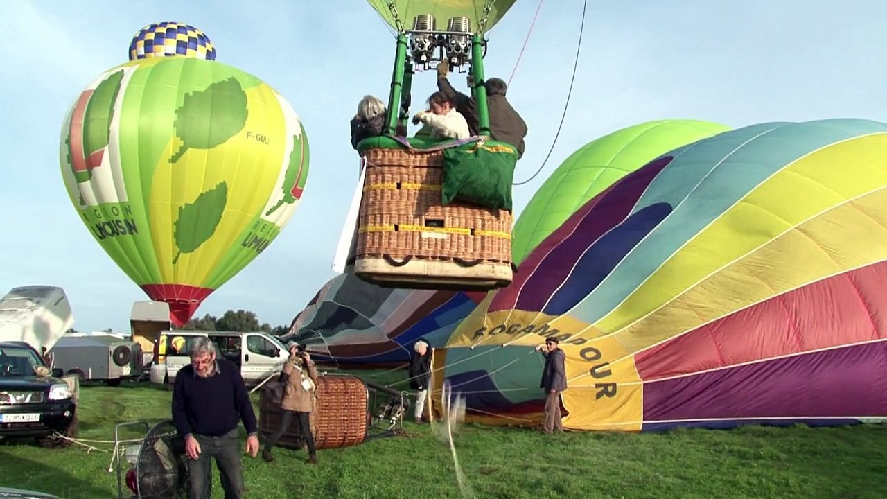 Bunte ballonparade in portugal