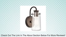 45457OZ Braelyn 1LT Wall Sconce, Old Bronze Finish with Clear Seedy Glass Review