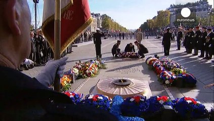 World War One Armistice Day ceremonial remembrance
