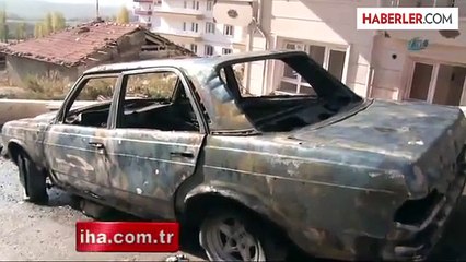 Komşusuna Kızan Şahıs Otomobili Yaktı