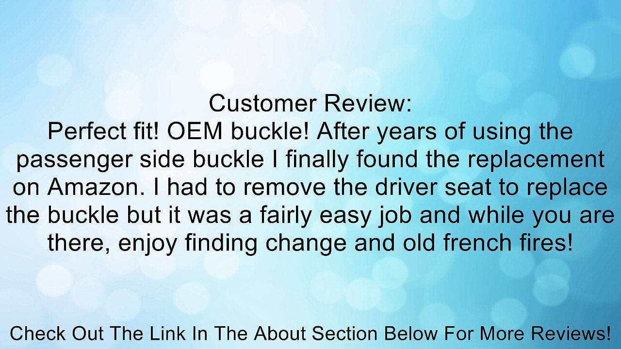 Genuine Mazda B25D-57-620C-66 Seat Belt Review