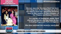 Sandara Park Of 2NE1 Celebrates Birthday In Manila