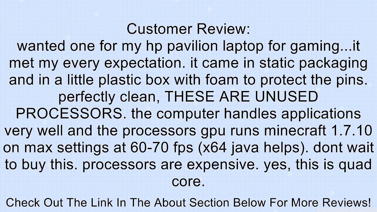 AMD A10-4600M Quad-Core 2.3GHz AM4600DEC44HJ OEM Review