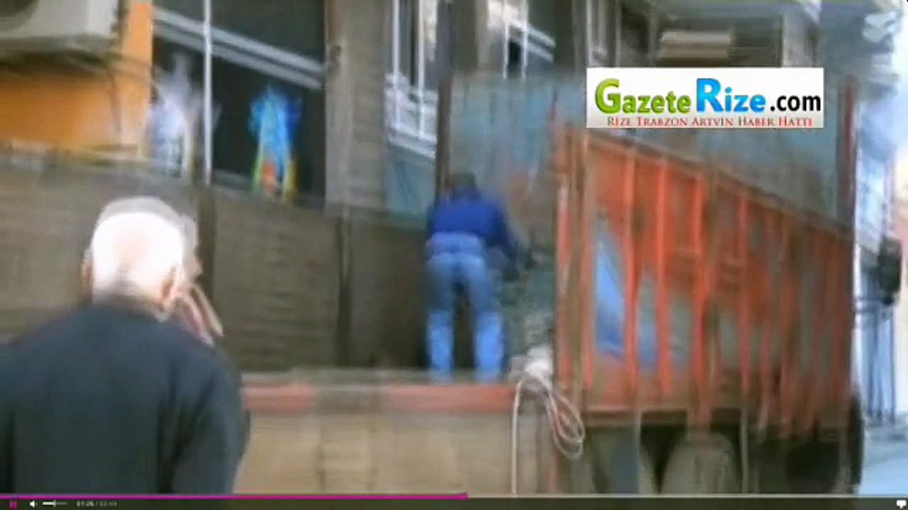 bir adımla ölümden döndü