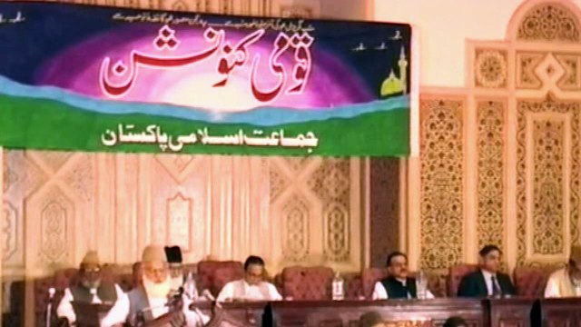 Qaumi Convention - Khitab, Qazi Hussain Ahmed