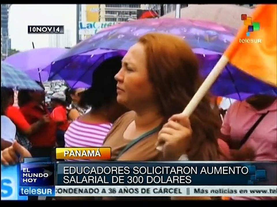 Panamá: maestros exigen al Estado cumpla aumento salarial prometido