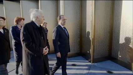 Notre-Dame-de-Lorette: Hollande inaugure "l'Anneau de la mémoire"