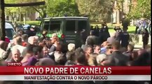 População de Canelas tenta agredir novo padre
