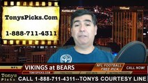 Chicago Bears vs. Minnesota Vikings Free Pick Prediction NFL Pro Football Odds Preview 11-16-2014