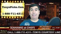 Kansas City Chiefs vs. Seattle Seahawks Free Pick Prediction NFL Pro Football Odds Preview 11-16-2014
