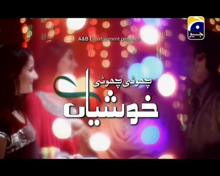 Chhoti Chhoti Khushiyan Epsiode 144 on Geo tv 11th November 2014