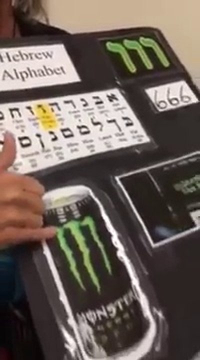Religious Fanatic Proves Monster Energy Drinks Are Satan's Work